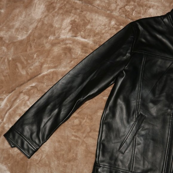 GA Milano Italy Leather Jacket - Genuine REAL - New with Tags - Length 27 - Picture 5 of 16